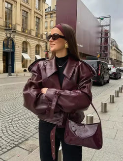 Collection of YVA - Jacke Bordeaux in a gallery layout